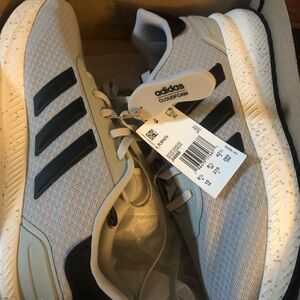 Adidas Men's Cloudfoam Sneakers - Gray and Black